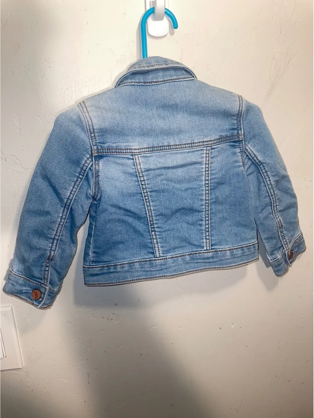 Baby-Gap Blue Denim Trucker Jacket for Toddlers 18-24 Months Mini Streetwear